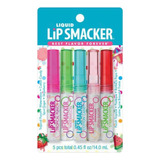Lip Smacker Liquid Lip Gloss Con 5 Piezas 