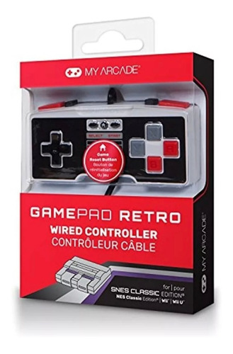 My Arcade Gamepad Retro Controlador Con Cable Nes Clásico