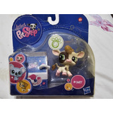 Lps Littlest Pet Shop #1457 Vaca Com Caixa De Leite Hasbro 