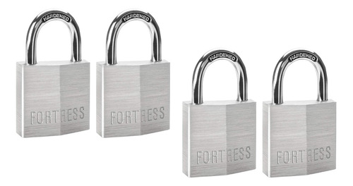 4 Candados 3/4 Fortress Master Lock Latón 1820t 