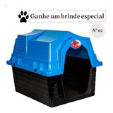 Casinha De Cachorro N°2 Plástico Casa Telhado Envio Imediato