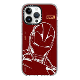 Casetify Funda Transparente Para iPhone 14 Pro Max [iron Man