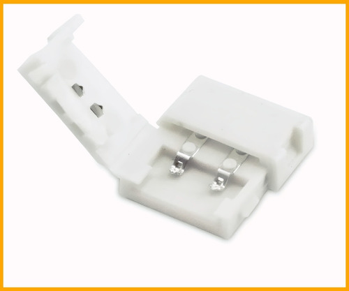 Conector Prensa 2 Pines Para Tira Led 5050 Sin Cable X10 Pcs