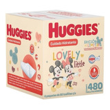 Toallitas Húmedas Huggies Cuidado Hidratante 6 Pk/80pz 480pz