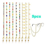 Cadena Para Lentes - 9pcs Mask Chain Holder Glasses Chain La