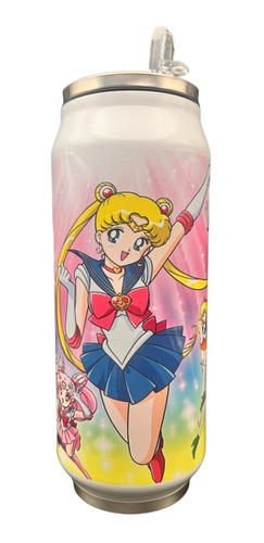 Termo Sailor Moon Personalizado Café Frío Caliente