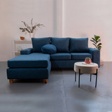 Sillon Sofa Cama 3 Cuerpos Diseño En Chenille Malaga Living