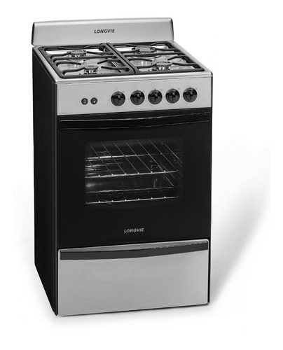 Cuo -cocina Longvie 13331xf Multigas 4 Hornallas Acero In