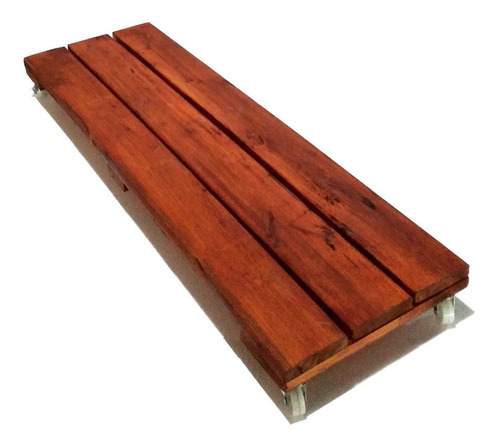 Base De 100x30cm De Ancho Madera De Eucalipto, Macetas Deco