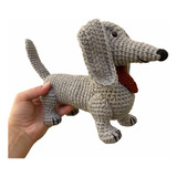 Perro Salchicha Amigurumi.