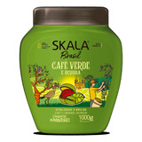 Skala Café Verde Máscara Vegana Hidratante Rulos Ondas  1kg