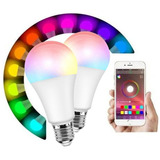 Ampolleta Inteligente Led Wifi Multicolor Smart Bulb Pack 2