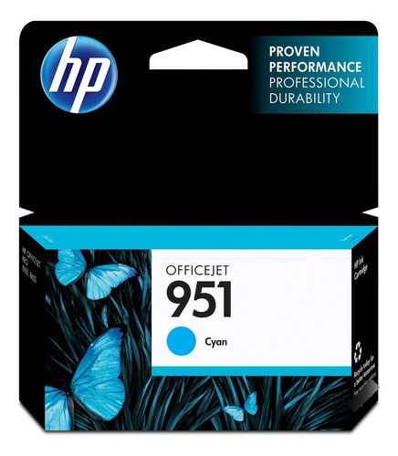 Cartucho De Tinta Cian Hp 951 | Compatible Con Hp Officejet