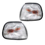 Kit De 2 Faros Cuartos Esquina Blanco Para Nissan Tsuru 3