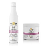 Tratamiento 500g Y Shampoo 500ml Liss Therapy Yellow