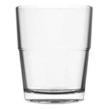 36 Vasos Pekin 350cc Rigolleau Vidrio Apilables Transparente