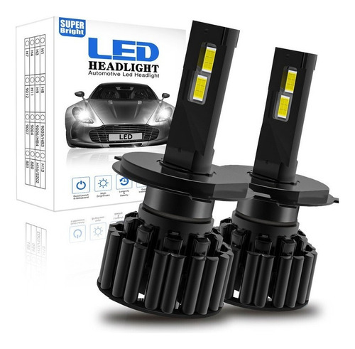 Fwefww Kits De Faros 6000k Led Para Peugeot/benz/mg/alfa