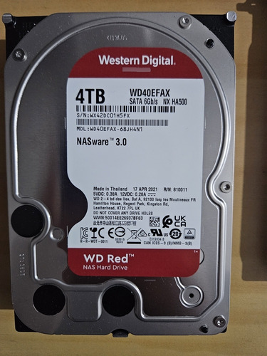 Hdd Wd Red 4tb