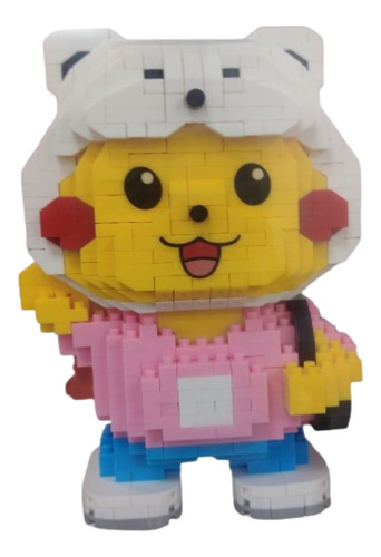 Bloque De Construcción Rompecabezas 3d Pikachu, Lotso 