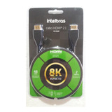 Cabo Hdmi Gold 2.1 8k Hdr 19p Ch 2120 2m Intelbras (blister)
