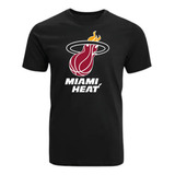 Polera Estampada  Miami Heat, Logo, Nba, Romanosmodas