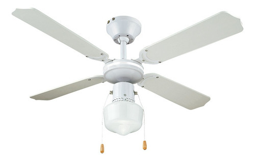 Ventilador Para Techo Igoto V4207 Blanco Con 3 Velocidades Cantidad De Aspas 4 Color De Las Aspas Blancas Diámetro 106 Cm Frecuencia 60 Hz