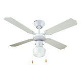 Ventilador Para Techo Igoto V4207 Blanco Con 3 Velocidades Cantidad De Aspas 4 Color De Las Aspas Blancas Diámetro 106 Cm Frecuencia 60 Hz