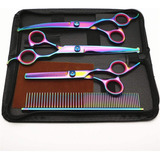 Set Peluquería Pet Grooming Scissors Para Pelo Perro Mascota