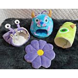 Conjunto Peluche Suave Monster Inc 24x24