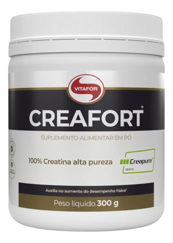 Vitafor | Creatina Creapure 300gr | Creafort | 100% Pura