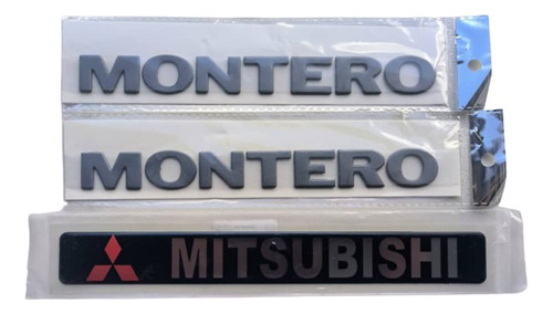 Kit Calcomanias Emblemas Etiquetas Mitsubishi Montero Dakar Foto 2