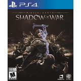 Middle-earth: Shadow Of War  -  Ps4  -  Disco Físico