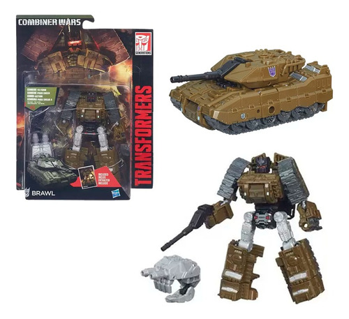 Boneco Transformers Brawl Combiner Wars Bruticus Hasbro