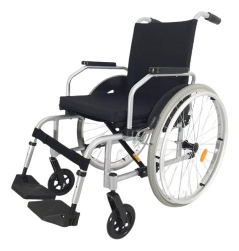 Cadeira Rodas Start C1 Plus Prata 48cm Em Alumínio Polior