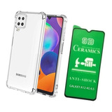 Capinha Anti Impacto P/ Galaxy A12 M12 + Pelicula 9d Ceramic