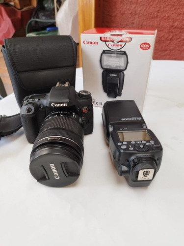 Canon Eos Rebel T6s + Speedlite Yn600ex-rtii + 18-135mm Lens