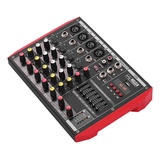 Consola De Mezclas Live 48v Portátil Con Conexión Bt Eq D6 D