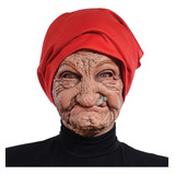 Máscara Halloween Anciana Del Terror