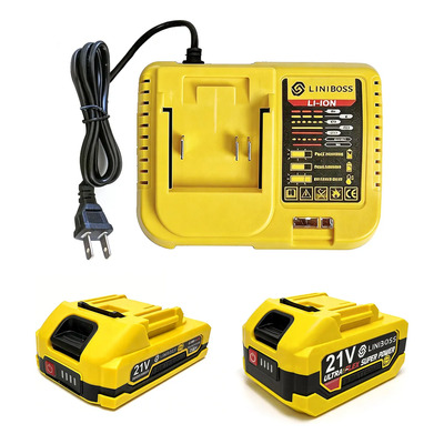 Liniboss Makita 21v 4ah-2ah Batería2unidades  Con Cargador | Envío gratis