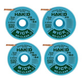 4x Malha Dessoldadora 2,0mm No-clean Removedor Solda Hakko