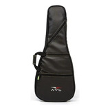 Capa Bag Violão Folk Avs Executive Couro Case Preto Bic009ex