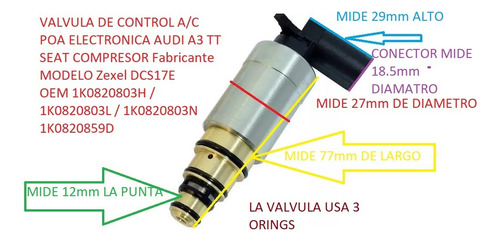 Vlvula Poa Audi A3 Tt Seat Motor 1.8-2.0-2.5 Foto 2