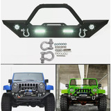 Defensa Delantera  Jeep Wrangler Jk 07-18  Incluye Faros Led