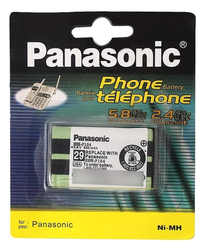 Bateria Recargable Telefono Panasonic Hhr-p104 | 3.6v-830mah