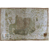 Lienzo Tela Mapa Tenochtitlán México 1521 Códice Mexica