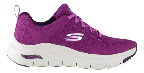 Tenis Running Skechers Mujer Arch-fit 149414 Frambuesa Sport | Meses sin interés