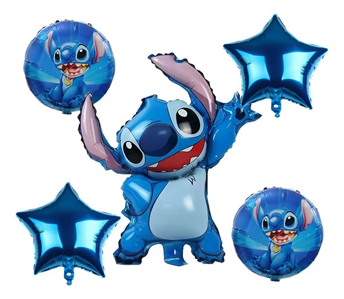 Stich Set De Globos 5 Pzas Articulo Fiesta