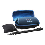 Estuche Para Jbl Xtreme 3 Khanka + Correa , Negro Y Azul