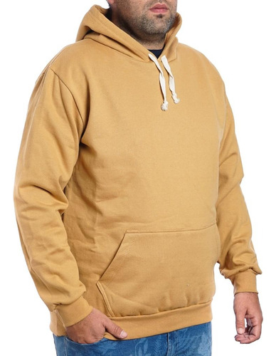 Buzo Hoodie Hombre Talles Especiales Capucha 