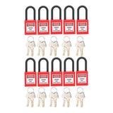 Candado De Seguridad Industrial Candado Dielectrico,10pcs